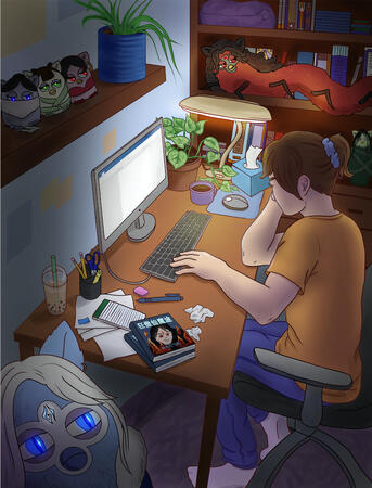 MXTX Furby Zine Piece, 2021